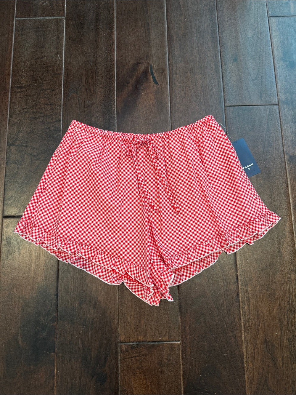Parke X Target Red Gingham Ruffle Shorts